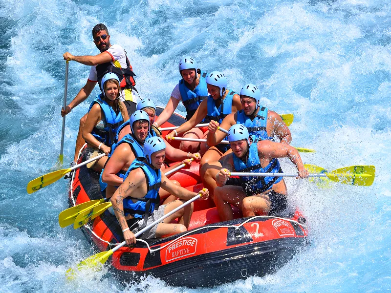 Kemer: Koprulu Canyon Rafting Adventure Lunch and Return Hotel Transfer